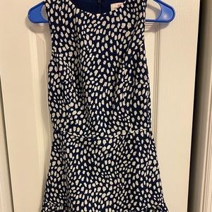 Vineyard Vines Navy & White Spotted Dress Size 00